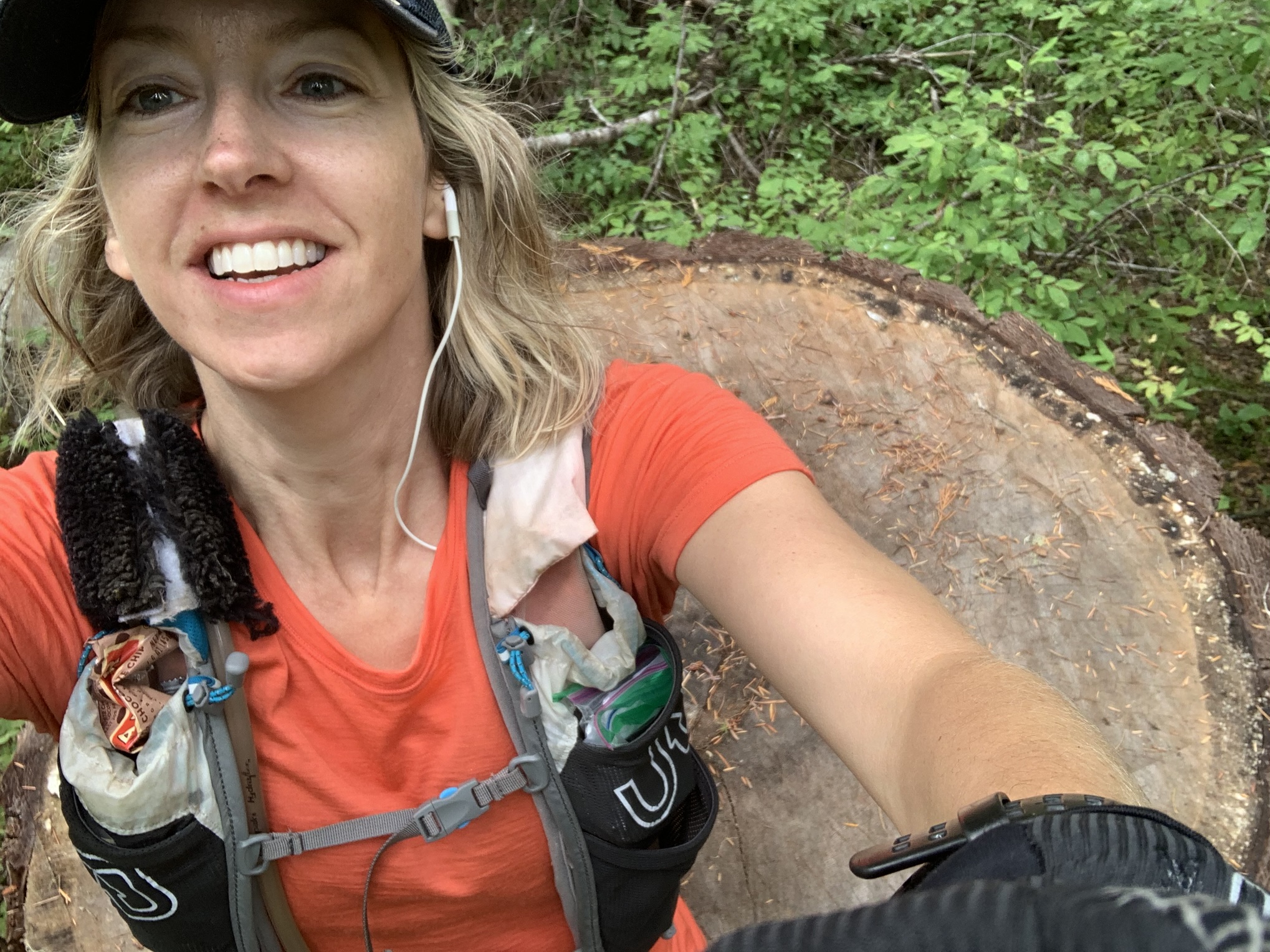 a trail runner selfie