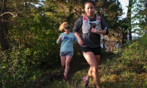 two trail runners