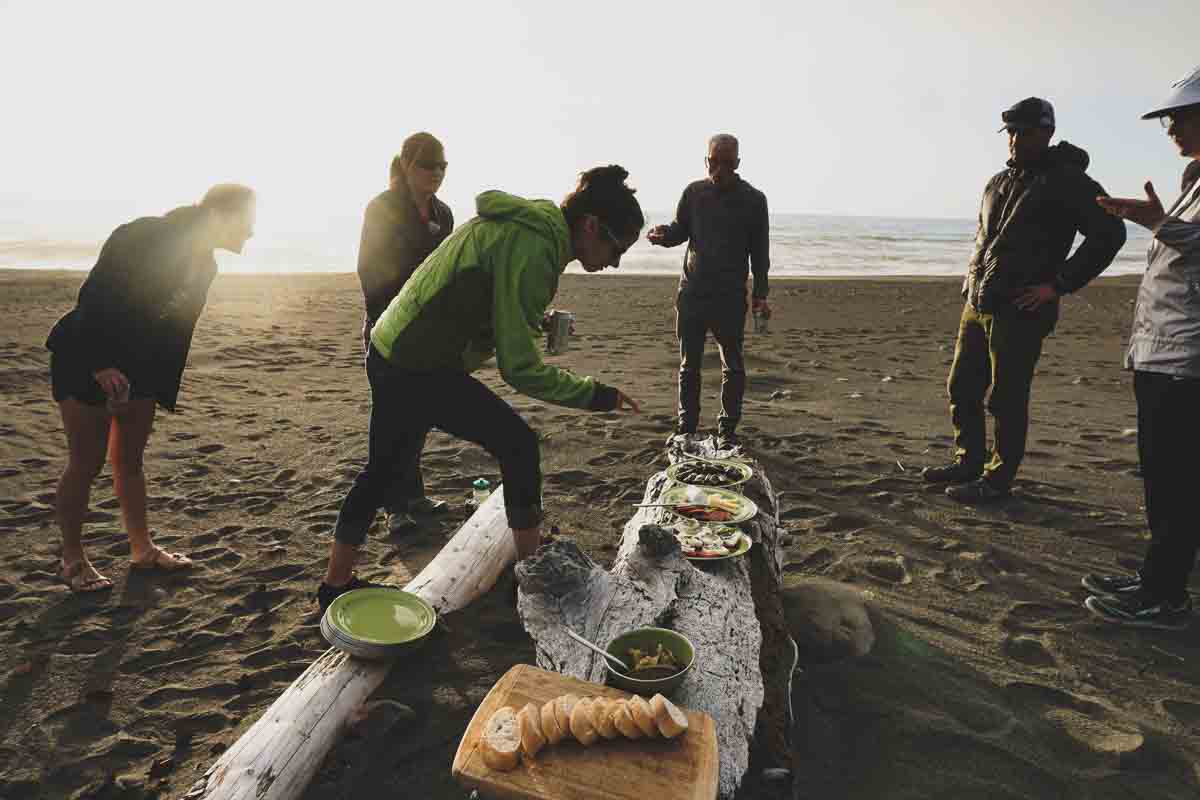 Trail running on the lost coast